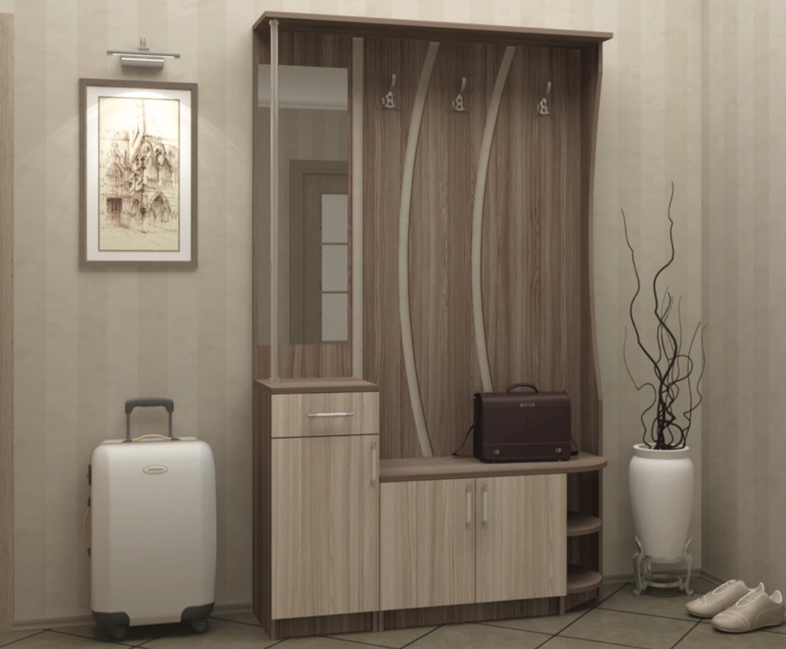 Прихожая Ксюша-3/Разные Цвета (1,12х2,0х0,38)