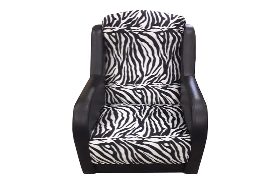 Кресло Дачник-1 с кожаными подлокотниками