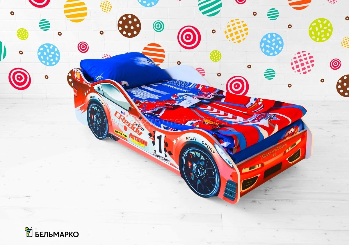 Детская кровать-тачка СТРЕЛА