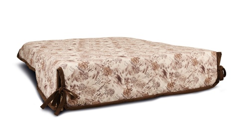 Диван «Вена» (145х200/160х200) (Vintage 08 (велюр), кант Galaxy 04 (велюр) темно-коричневый)