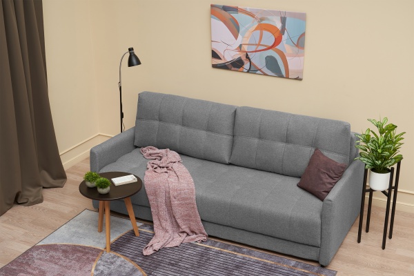 Диван еврокнижка Рон Loft серый