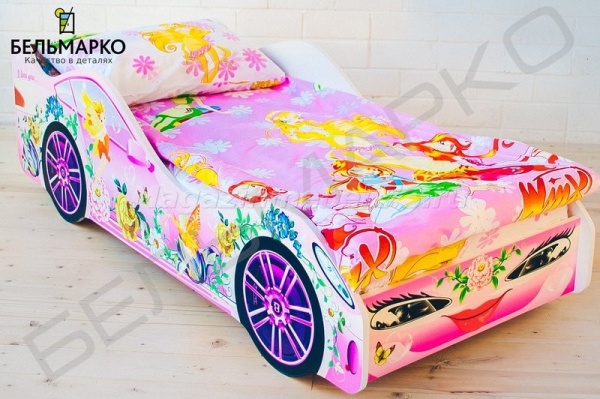 Детская кровать-тачка ФЕЯ