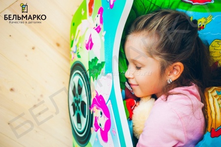 Детская кровать-тачка ПРИНЦЕССА