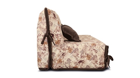 Диван «Вена» (145х200/160х200) (Vintage 08 (велюр), кант Galaxy 04 (велюр) темно-коричневый)