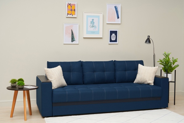 Диван еврокнижка Миранда SE синий