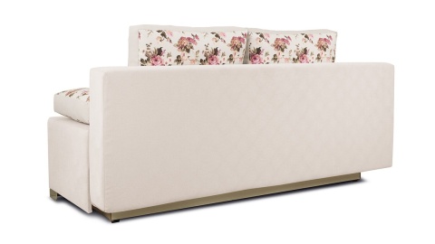 Диван «Дерби» (Maserati 02 (велюр) бежевый, подушка Urban (велюр) Rose)/Д-1940х Ш-860х В-760мм