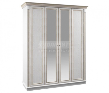 Версаль СБ-2051 Шкаф 4-х дверный с зеркалами