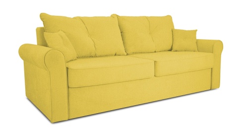 Диван «Синди» (Neo 08 (рогожка) желтый)/Д-2400х Ш-1140х В-860мм