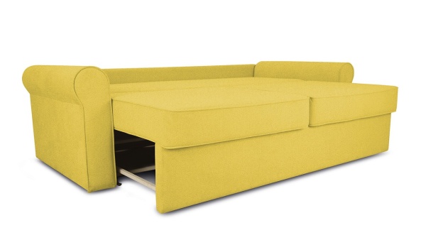 Диван «Синди» (Neo 08 (рогожка) желтый)/Д-2400х Ш-1140х В-860мм