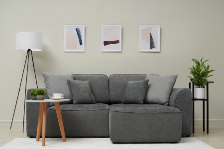 Диван угловой еврокнижка Имир MODOOL серый