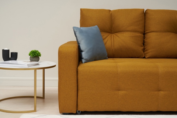 Диван выкатной Калипсо compact горчичный