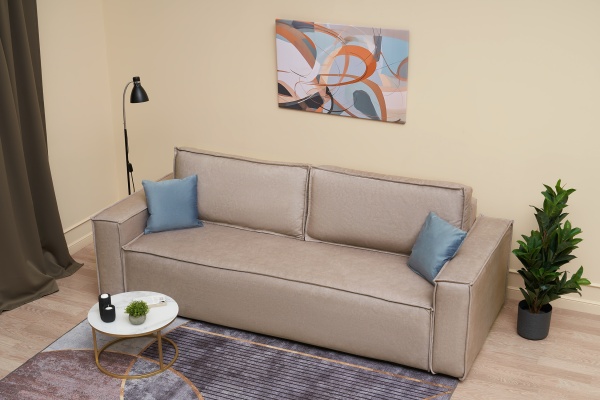 Диван еврокнижка Церра SE бежевый