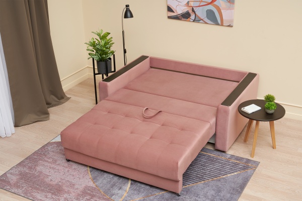 Диван выкатной Рон Compact розовый