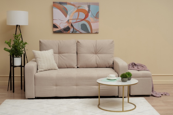 Диван выкатной Калипсо compact шенилл бежевый