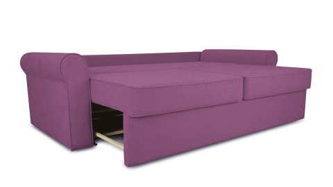 Диван «Синди» (Maserati 18 (велюр) фиолетовый)/Д-2400х Ш-1140х В-860мм