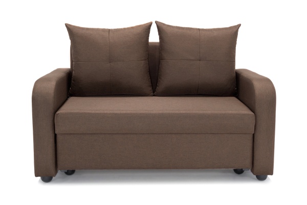 Диван Бруно рогожка коричневая