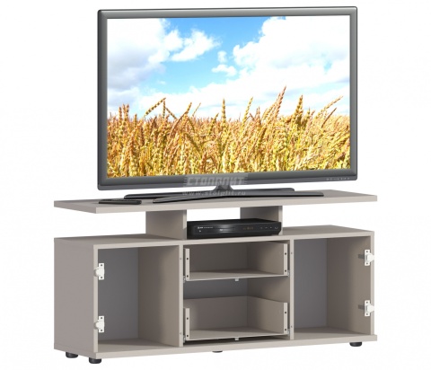 Тумба ТВ Сити СБ-2931 Бежевый Песок/Кофе/Ш-1190 X В-570 X Г-350 мм