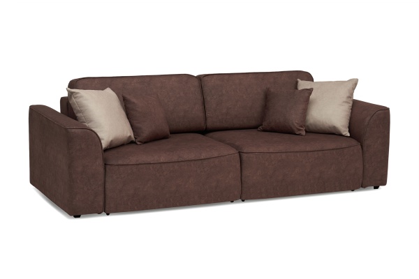 Диван еврокнижка Имир SE коричневый