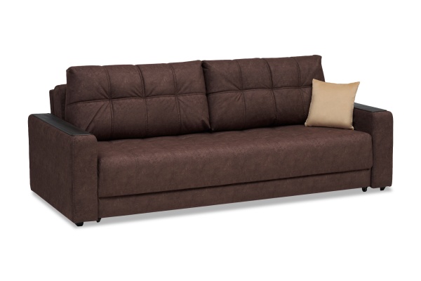 Диван еврокнижка Рон 2.0 коричневый