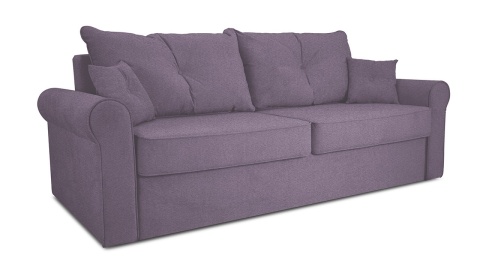 Диван «Синди» (Neo 09 (рогожка) фиолетовый)/Д-2400х Ш-1140х В-860мм