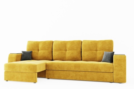 Диван Угловой Сингапур Ш-2670 х Г-1700 х В-1000 мм/Спальное место Ш-1700 х Г-2100 мм