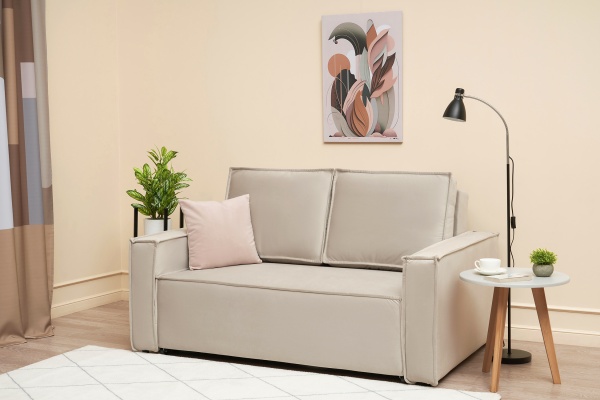 Диван выкатной Церра 2 светло-бежевый