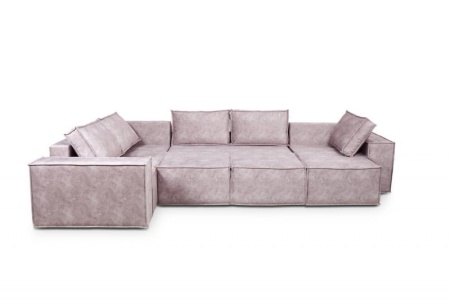 Диван Угловой Хельсинки с Оттоманкой Ш-3800 х Г-2180 х В-1000 мм/Спальное место Ш-1550 х Г-3250 мм