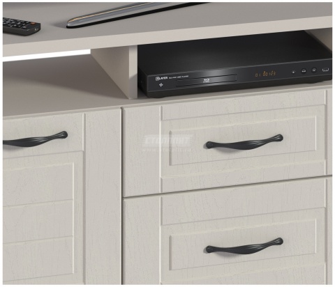 Тумба ТВ Сити СБ-2931 Бежевый Песок/Кофе/Ш-1190 X В-570 X Г-350 мм