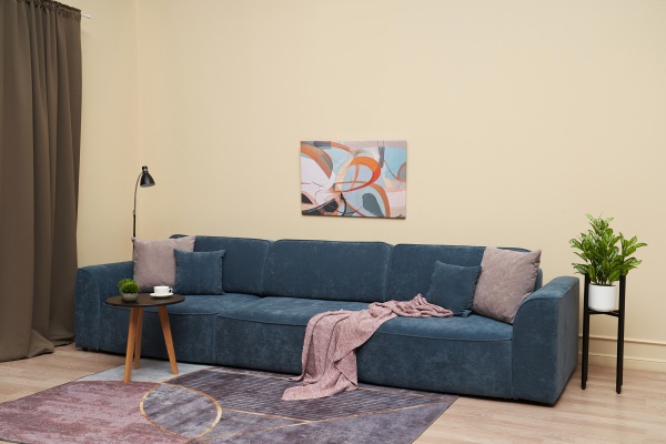 Диван еврокнижка Имир MAX SE синий