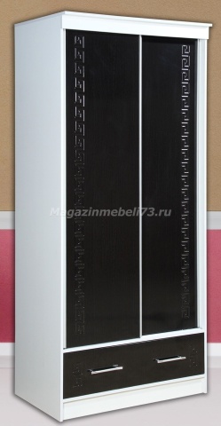 Шкаф-Купе 2-х Створчатый с Ящиками МДФ(Ш-1200 х В-2200 х Г-600 мм)/Разные Цветы