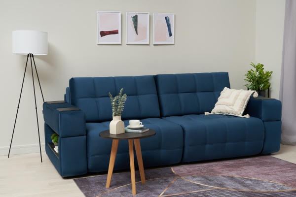 Диван пантограф Рон синий