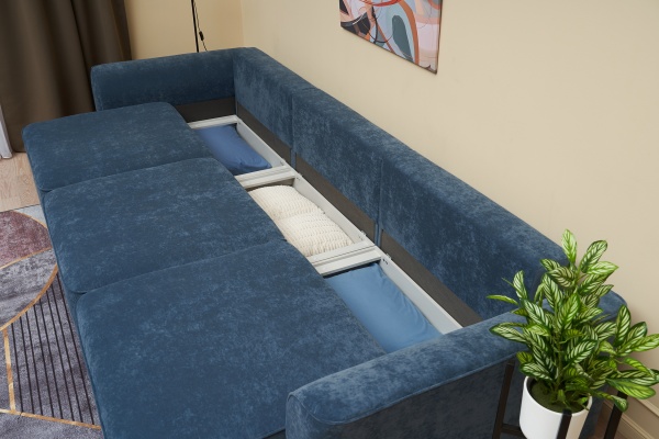 Диван еврокнижка Имир MAX SE синий