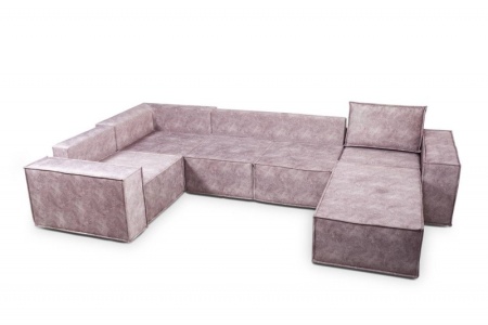 Диван Угловой Хельсинки с Оттоманкой Ш-3800 х Г-2180 х В-1000 мм/Спальное место Ш-1550 х Г-3250 мм