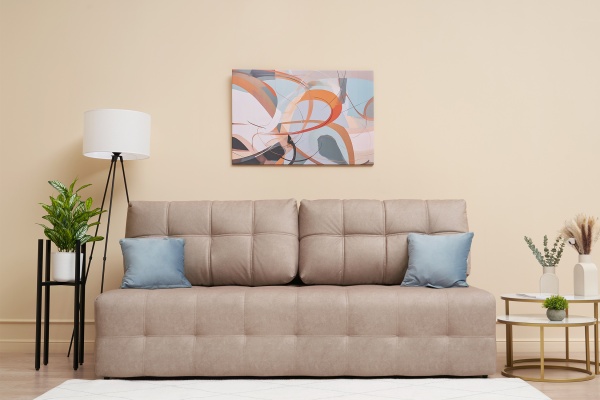 Диван еврокнижка Рон 2.0 mini темно-бежевый