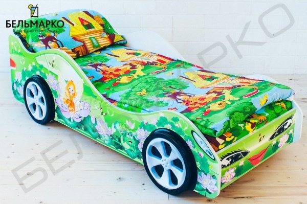 Детская кровать-тачка СКАЗКА