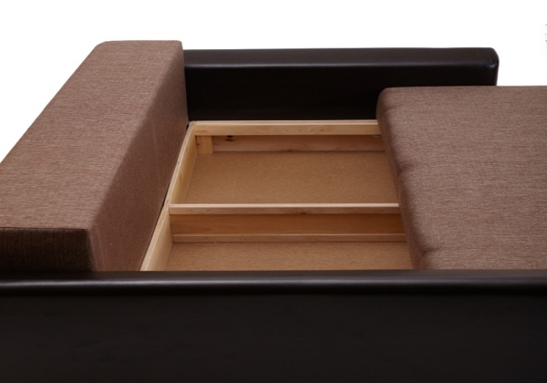 Диван еврокнижка Амстердам коричневый