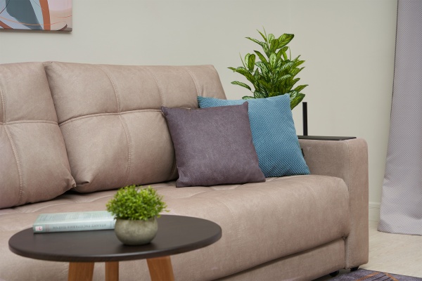 Диван еврокнижка Рон 2.0 бежевый