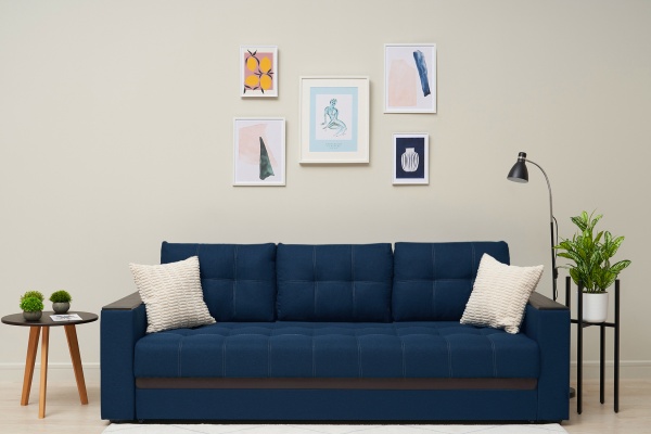 Диван еврокнижка Миранда SE синий