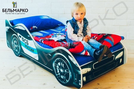 Детская кровать-тачка ФСБ