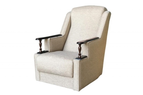 Кресло №2 с деревянными подлокотниками