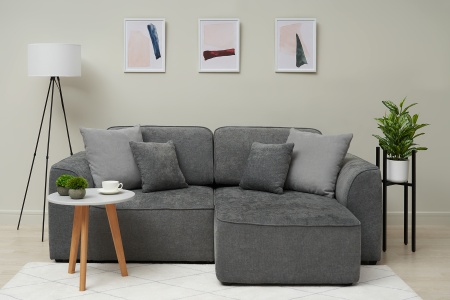 Диван угловой еврокнижка Имир MODOOL серый