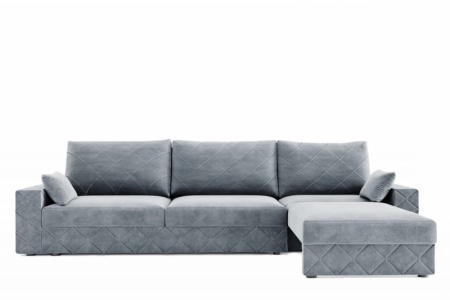 Диван Угловой Марта-1 с Выдвижной Оттоманкой и Ножками-Кубышками Ш-3100 х Г-1600 х В-750 мм/Спальное место Ш-1600 х Г-2650 мм