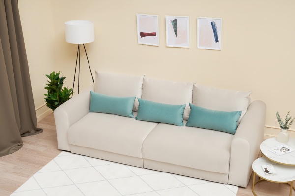 Диван еврокнижка Фива бежевый