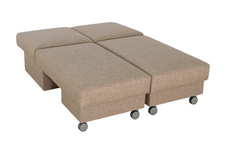 Диван трансформер Лира темно-бежевый