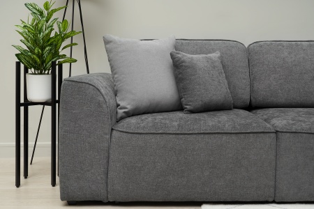 Диван угловой еврокнижка Имир MODOOL MAX серый