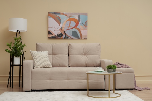 Диван выкатной Калипсо compact шенилл бежевый