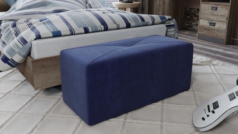 Пуф Тип 7 (Велюр Синий)