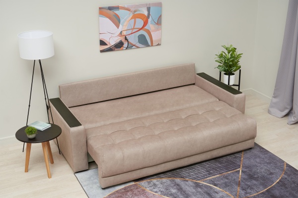 Диван еврокнижка Рон 2.0 бежевый