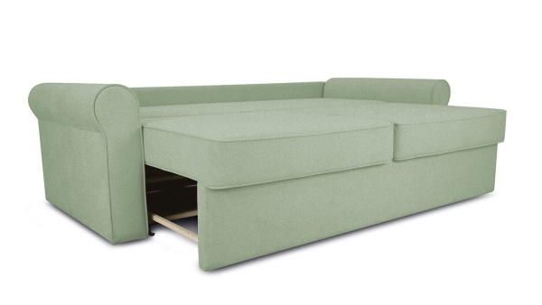 Диван «Синди» (Neo 05 (рогожка) мятный)/Д-2400х Ш-1140х В-860мм