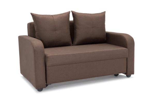Диван Бруно рогожка коричневая